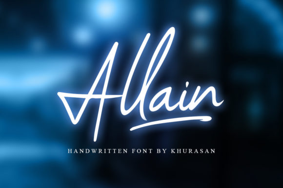 Allain: A Handwritten Font That Adds Elegance to Every Design