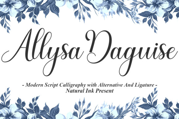 Allysa Daguise Font: A Handwritten Touch for Every Design
