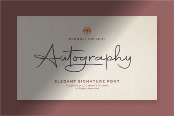 Autography: A Modern Signature Font with Timeless Appeal