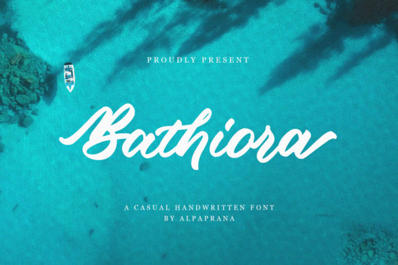 Bathiora: A Handwritten Font with Authentic Elegance