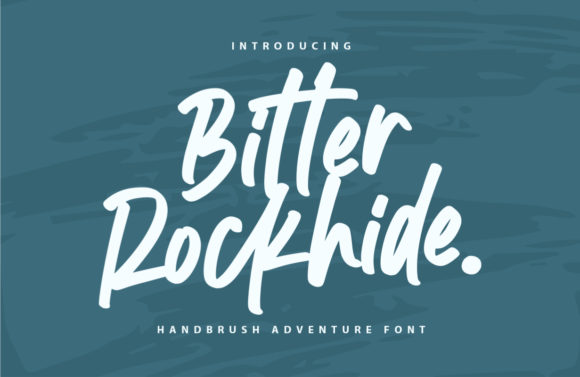 Bitter Rockhide Font: A Casual, Quirky Choice for Creative Projects