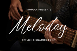 Discover the Elegance of Meloday: A Handwritten Font with Versatile Appeal