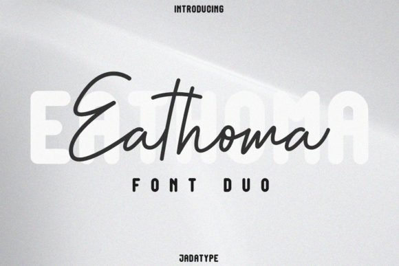 Eathoma: A Sweet and Delicate Font for Romantic Designs