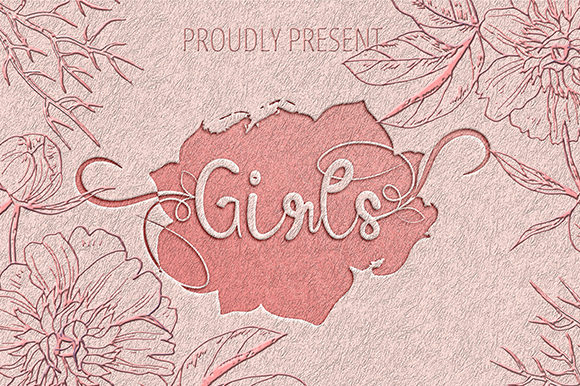 Girls: A Handwritten Font That Captures Timeless Elegance