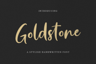 Goldstone: The Stylish Handwritten Font That Elevates Design and Branding