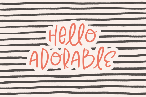 Hello Adorable: The Playful Font Shaping Modern Design and Communication