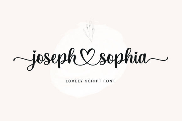 Joseph Sophia: A Font That Elevates Design with Handwritten Elegance