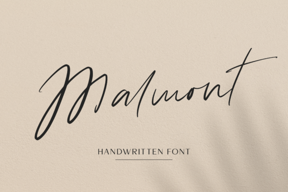 Malmont: A Timeless Handwritten Font for Versatile Design