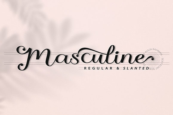 Masculine Font: Timeless Elegance with a Friendly Touch
