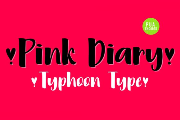 Pink Diary Font: A Classy and Contemporary Handwritten Style