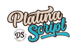 Platina Script: A Bold, Handcrafted Font for Timeless Design