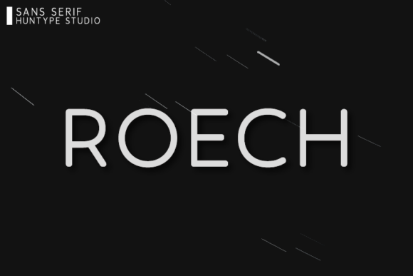 Roech: A Simple and Casual Sans Serif Font for Versatile Design