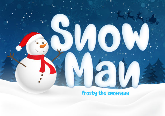 Snow Man Font: A Creative Tool for Bold Design