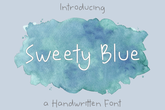 Sweety Blue Font for Creative Design