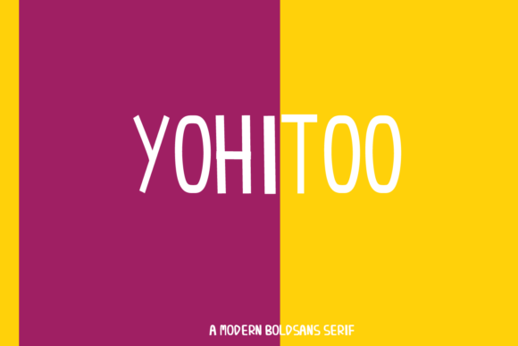 Yohitoo: A Minimal and Neat Sans Serif Font for Creative Projects